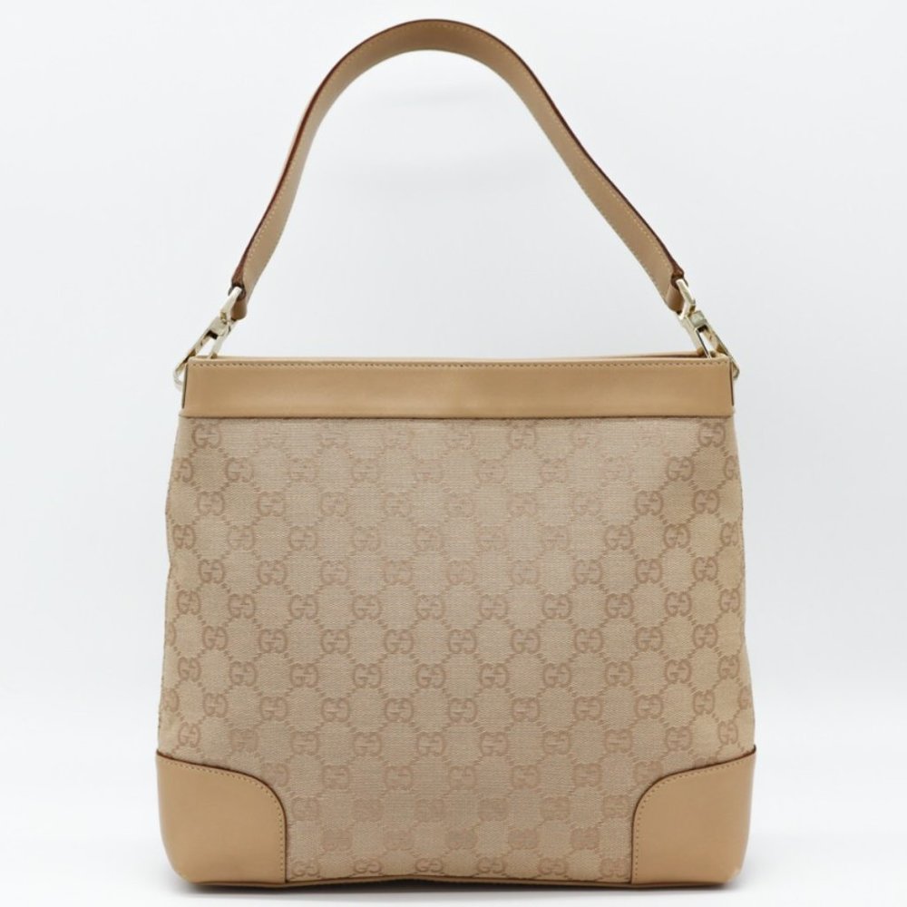 Gucci Beige GG Canvas‎ Shoulder Bag
